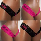 Anti-Static 2020 European and American Slim Lace Solid Color Embroidery Womens Thong Panties