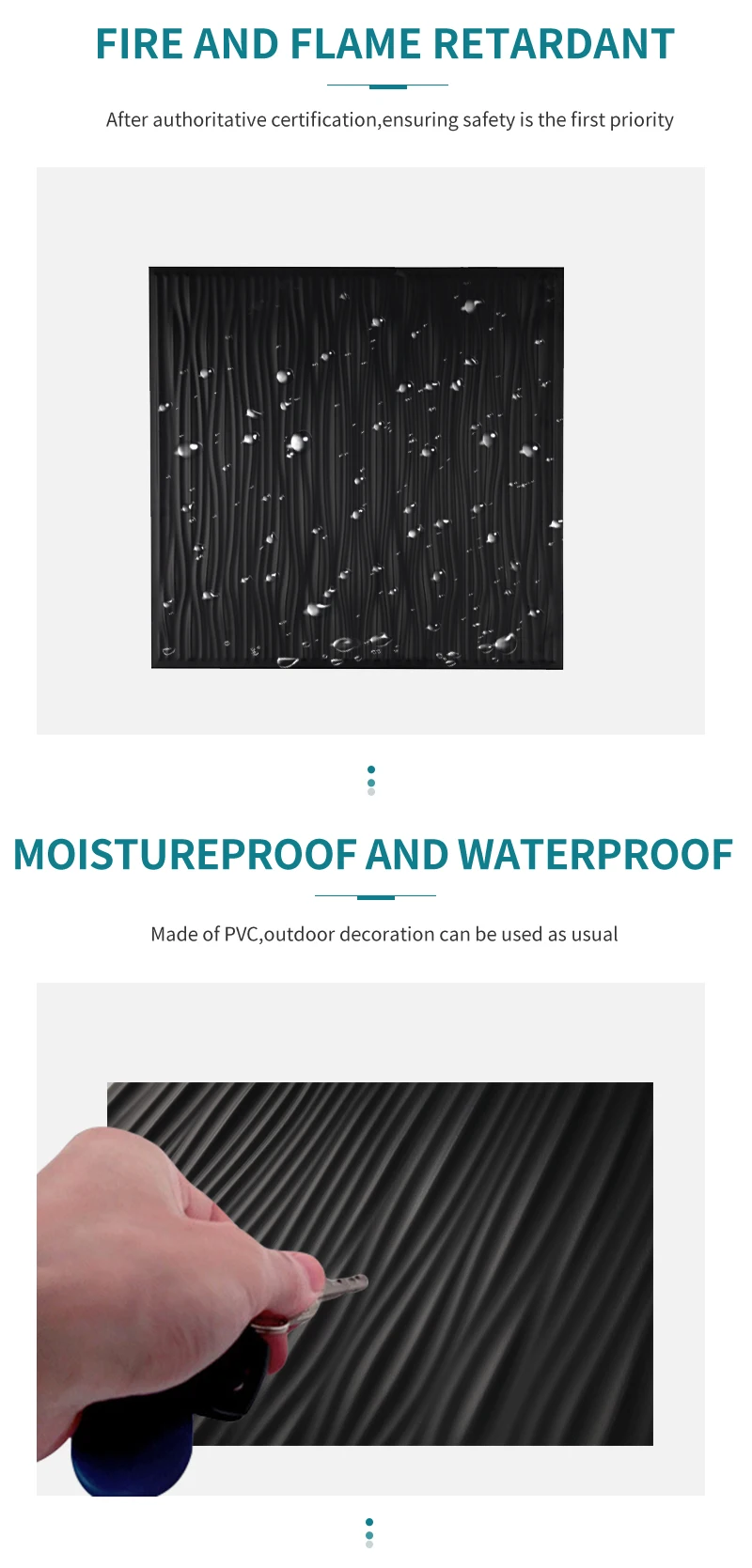 Waterproof Fire Retardant Acoustical PVC Ceiling Boards Outdoor PVC Ceiling Tiles Wholesale