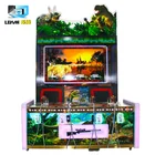 Mini 4 players electronic target gun shooting of simulation game machine