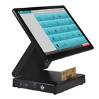 12.5 inch all in one Android POS system with Full HD 1080P Display dual screen touch cash register