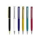 Promotional Pen Metal Ballpoint Logo Short Metal Ballpoint Pen with Custom Logo