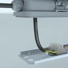 600mm led waterproof rechargeable batten emergency lighting fixture