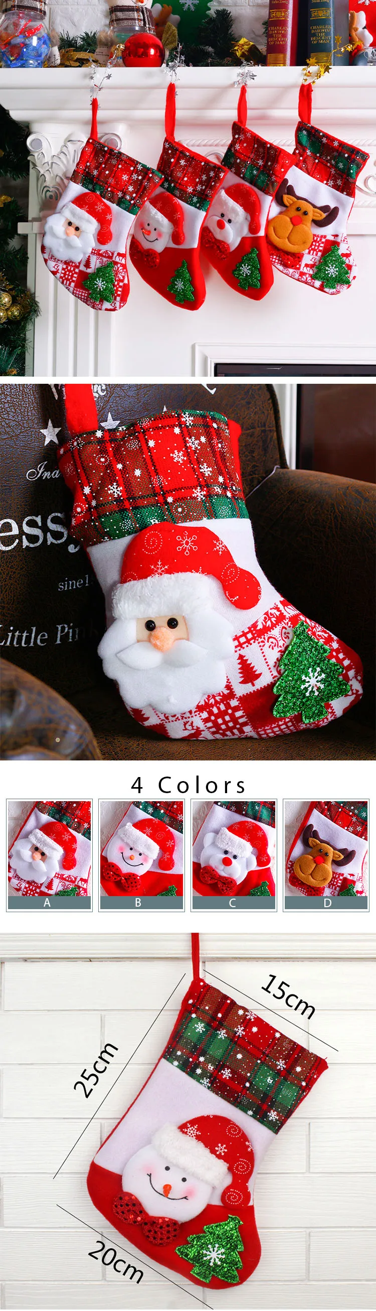 christmas decoration new year ornaments christmas gift package