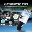 Air cleaner ionizer purifiers multifunction rechargeable portable usb air purifier for car