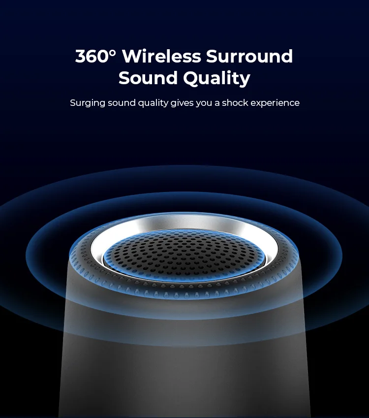 Stereo Subwoofer Sound TWS Wireless Bluetooth Speaker System - ANKUX.COM