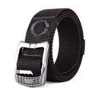 Nylon Military Belt Factory Wholesale Bulk Custom Canvas Belts for Men with Genuine Leather Ending Nylon Military Belt