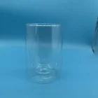 Turkish Glass Glass Fashionable Modern Classical Turkish Double Walled Irish Hourglass Shape Drink Glass Cup