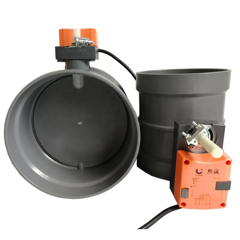 Butterfly Baffle Regulating Valve, 16cm, Electric, XC-12 - detail 8