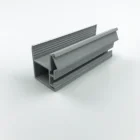 Grey plastic profiles pvc for refrigeration door frame