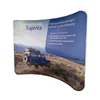Portable 10ft Curved Tension Fabric Display