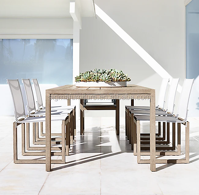 patio outdoor teak furniture garden furniture dining room sets teak square low dining table and low side chair