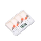 Medication Reminder Alarm Pill Box Case Mini Pills Box Container Medicine Case For Home House Outside