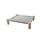 High quality pet supplies elevated washable wood orthopedic dog bed