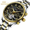 KINYUED J011 classic Mechanical watch perfect water resist Tourbillon full automatic Casual wristwatch supplier from China