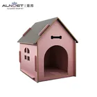Wooden luxury pet cage whole house dog kennel house cat house indoor outdoor
