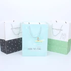 Customised Logo Design Printed paper bags for supermarket bolsa de regalo papel bolsa de papel kraft