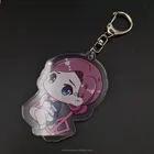 Custom Kpop Bt21 printed acrylic keychain Anime bts acrylic keychain