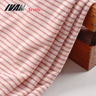 Multicolor customized design loose knit hacci yarn dyed tr spandex fabric