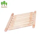 Birch wood ice cream stick round bamboo sticks