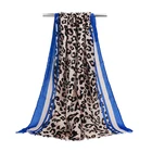 Cheap stock leopard print scarf animal spring soft scarves women polyester hijab
