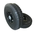 10 inch solid rubber tire for trolley in south american market with load 500LBS from china supply