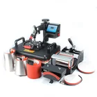 Freesub Swing-away 8 in 1combo heat press machine mug t shirt printing machine t-shirt sublimation machine 8 1