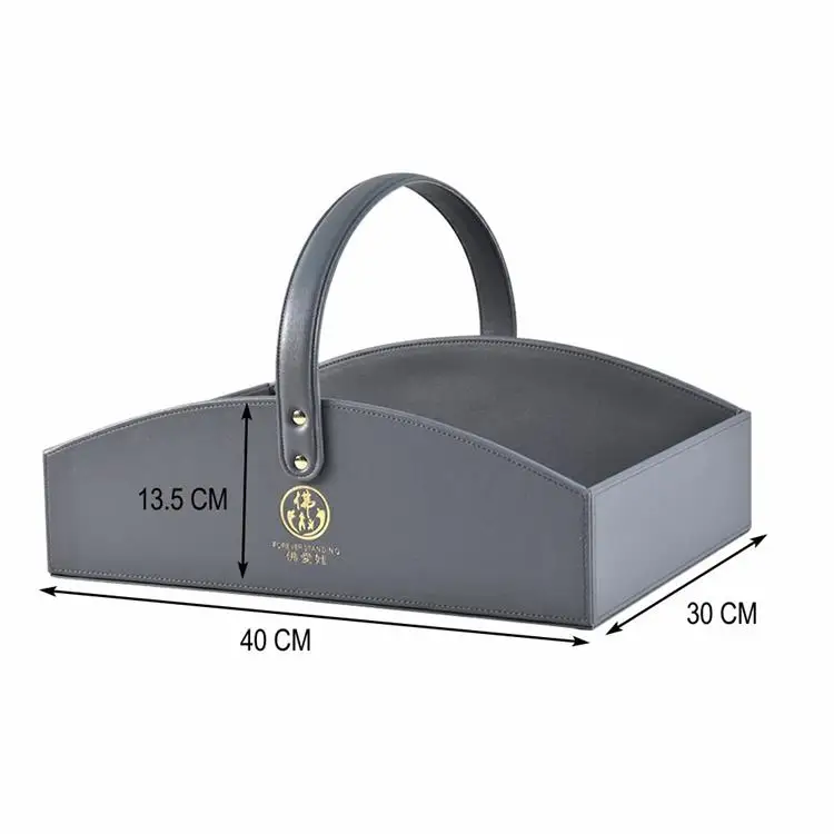 supplies shoes leather storage basket unique for leather gift