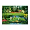 Handmade Modern Wall Decorative Pop Art Canvas Golf Oil Paintings