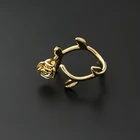 Gold Ring Miss Jewelry Wholesale New Stainless Steel Gold Plated Women Wholesale Ring
