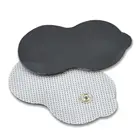 China Supply Gourd White Non-woven Snap Electrode Pad for Therapy Machine Massager