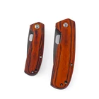 Wood Knife Pocket Knife 2020 Hot Sale Best Design Professional Pakka Wood Folding Survival Pocket Knife