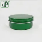 150ml multi-color empty aluminum jar with screw cap metal round jar