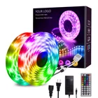 Strip Rgb 32.8ft 10m Strip Light 2835 RGB Kit IR 44keys Remote RGB LED Strip Lighting For Home TV Party Bedroom
