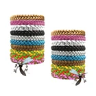 12pcs Anti mosquito repellent wristband,100% Natural Anti Insect Mosquito Killer for Children,Family Outdoor