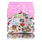 Wholesale New Design Reusable And Washable Bamboo Charcoal Baby Diaper Pants Comfortable Sleeping Cloth Nappies for kids