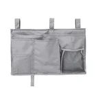 Durable Hanging Bed Caddy Dorm Bedside Storage Organizer