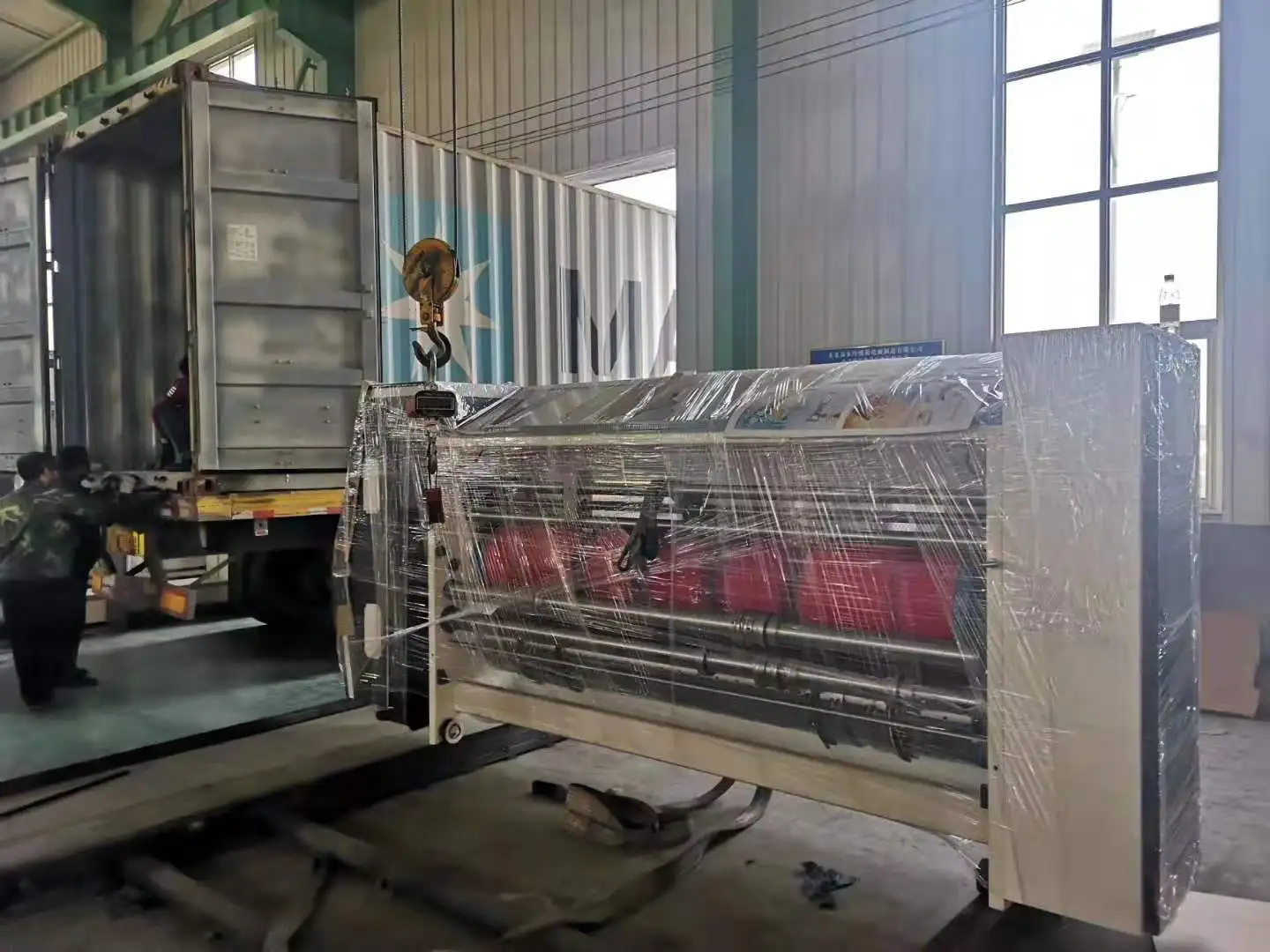 AutomaticPizza Box Printing Machine Corrugated Cardboard Flexo Print Slot Die Cut Equipment China 2020 New Type