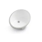 Chaozhou 44*36*21 cm Under Counter White Bathroom Ceramic Oval Wash basin For Bathroom