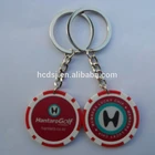 custom made casino poker chip keychain,key chains for promotion,keyring for gifts