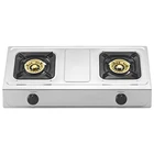 Top Gas Gas Gas Cooking Stoves China Popular Cooking Appliances 2 Burner Stainless Steel Table Top Gas Stove Cooker