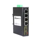 4 Ports Switch Industrial Switch 4 Ports Fiber Optic Media Converter Industrial Poe Power Switch