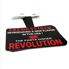 Custom Design Advertising Shelf Display Wobbler Sticker PVC/POP/PET/PP Plastic Swing Strip