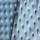 cheap 2.5mm long pile cuddle fleece embossed spandex minky plush fabric