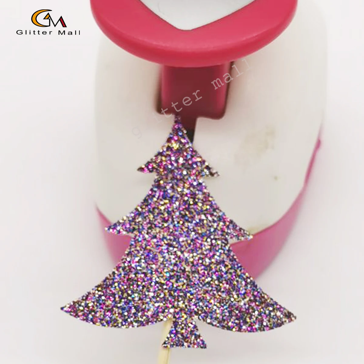 personalized butterfly heart christmas tree glitter cake topper