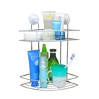 bathroom corner rack with sturdy stainless steel mesh bathroom rack