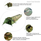 Geertop One man person touch air pole canvas bag swag camping bivy tent