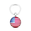 INFANTA JEWELRY Keychain 2019 hot style ornament key ring of national flag/football world flag/fashion accessory pendant/keyring