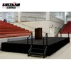 portable platform aluminum alloy insert drama stage paper flower stage decoration