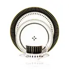 wholesale 4 pcs bone china dinnerware sets plate customized handmade turkish porcelain dinner sets made in china