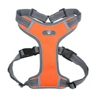 Wholesale high quality fashion reflective neoprene mesh no pull reversible dog vest harness